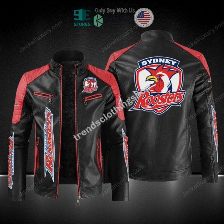 sydney roosters block leather jacket 3 25307