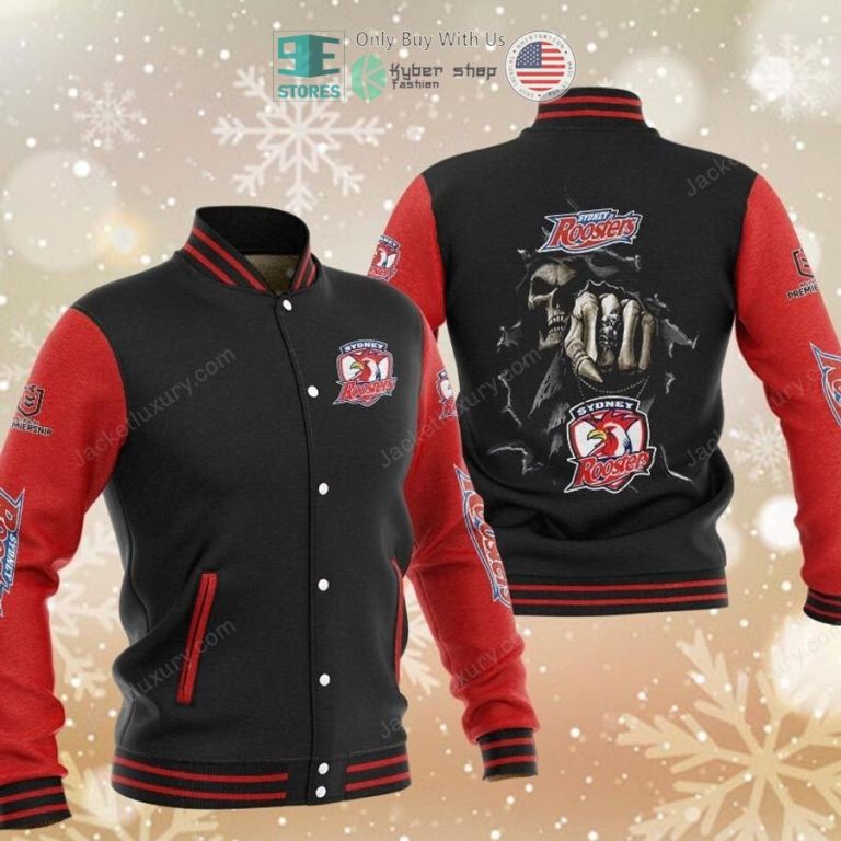 sydney roosters death baseball jacket 3 24318