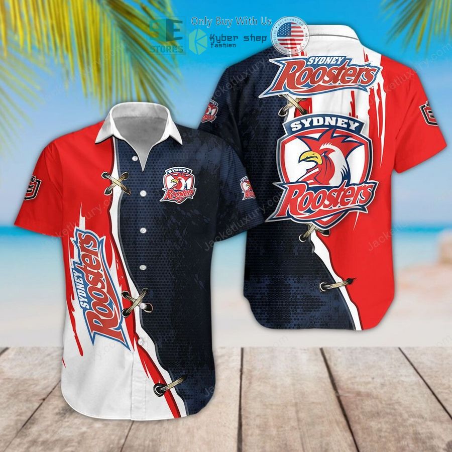 sydney roosters hawaiian shirt 1 55484