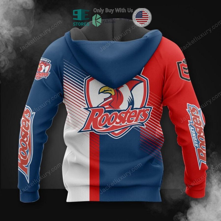 sydney roosters logo red blue 3d hoodie polo shirt 2 57188
