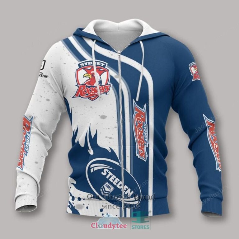 sydney roosters nrl 3d hoodie polo shirt 3 6882