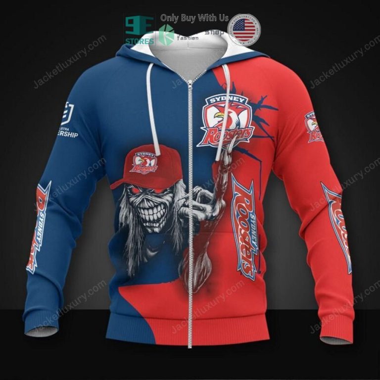 sydney roosters skull 3d hoodie polo shirt 3 42349