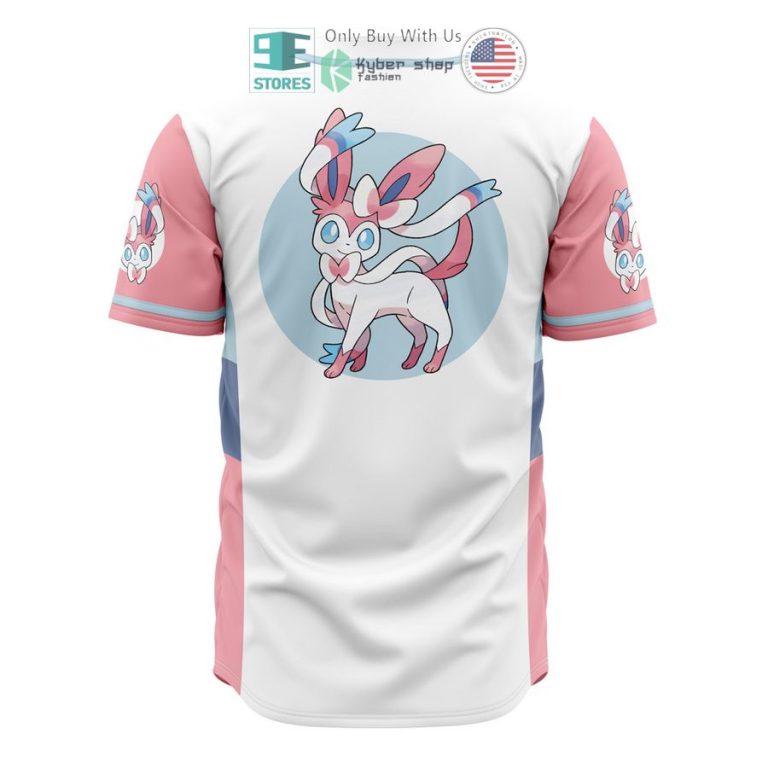 sylveon eeveelution pokemon baseball jersey 3 5927