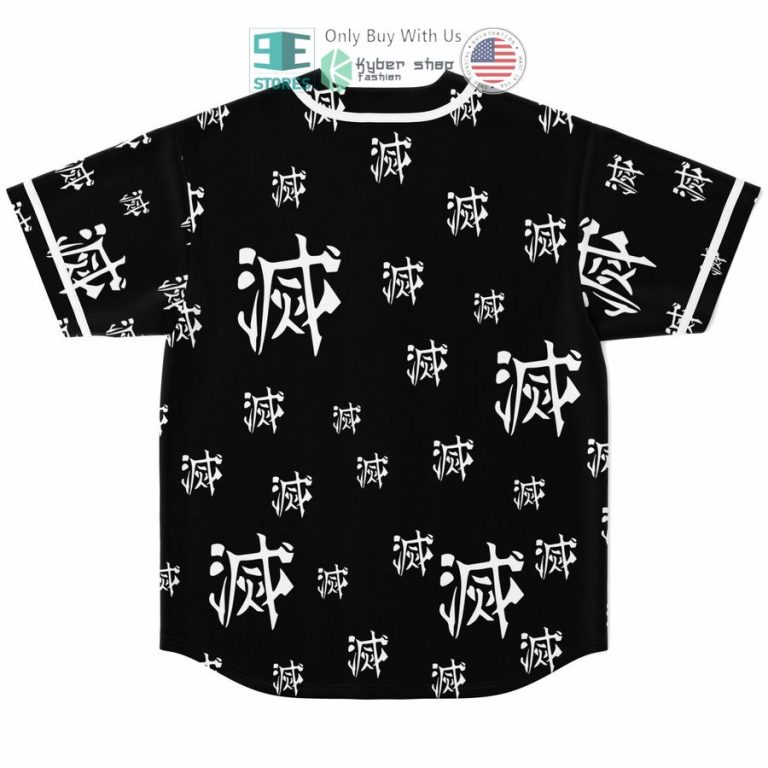 tanjiro kamado black baseball jersey 2 29276