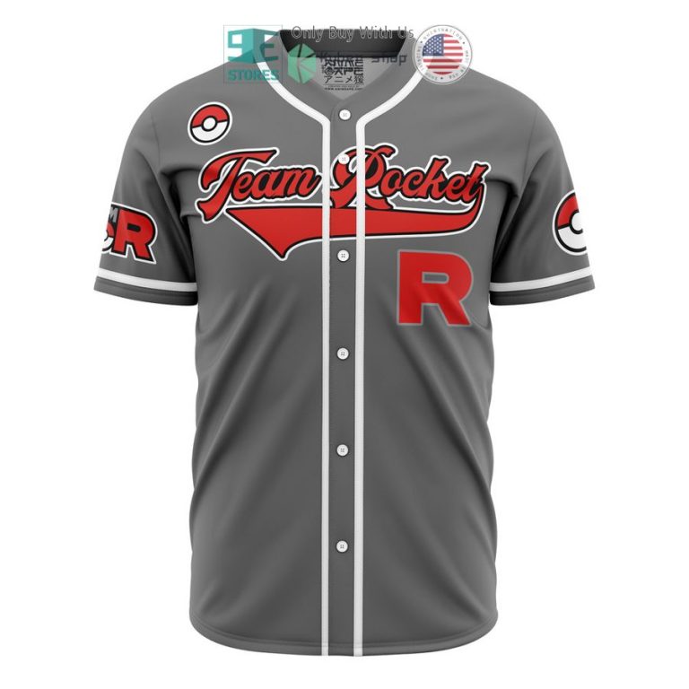 team rocket grunt pokemon baseball jersey 1 36928