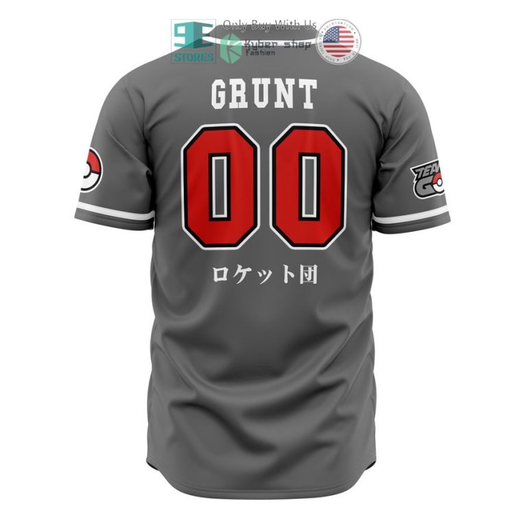 team rocket grunt pokemon baseball jersey 3 77375