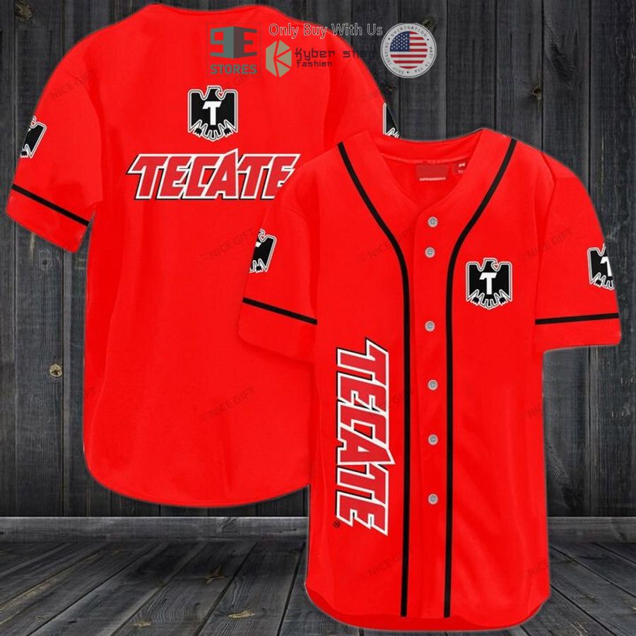 tecate logo red baseball jersey 1 59087