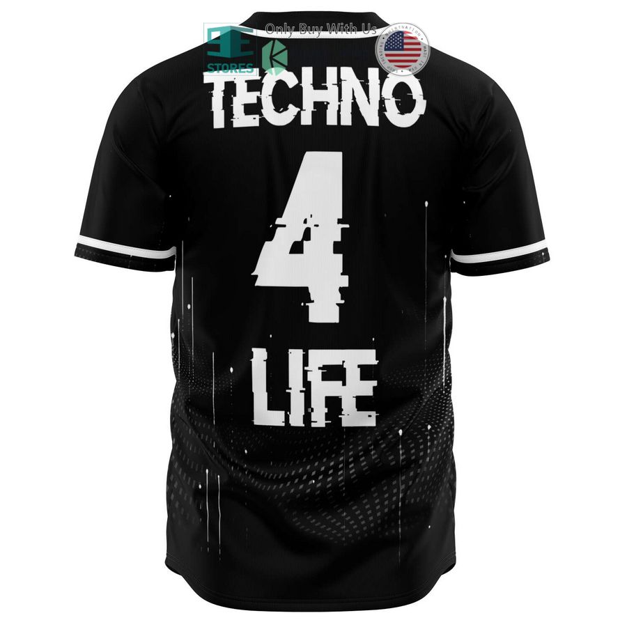techno life 4 black baseball jersey 1 5688