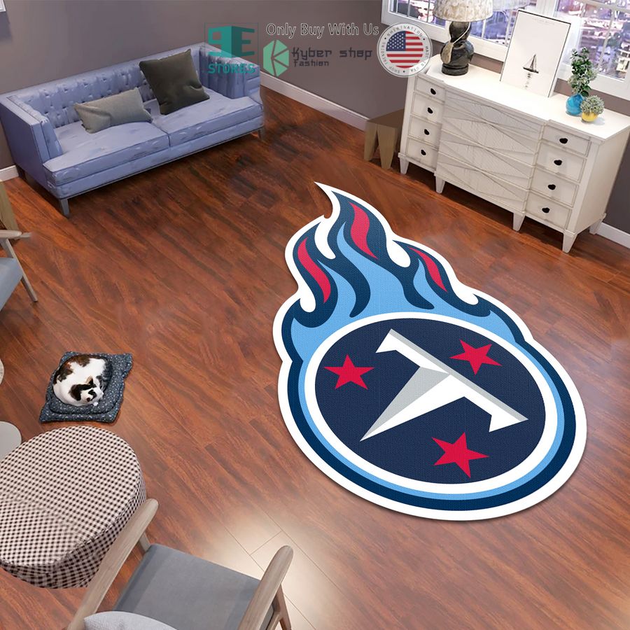 tennessee titans logo shaped rug 1 16540
