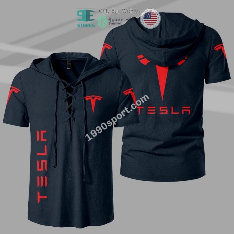 tesla brand drawstring shirt 3 30798