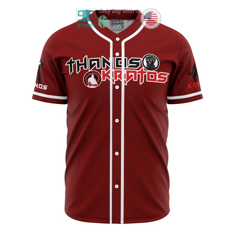 thanos and kratos marvel baseball jersey 1 20816