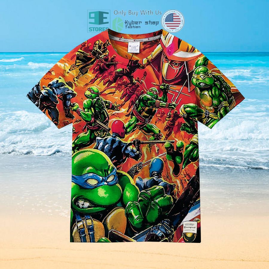 the amazing ninja turtles hawaiian shirt 2 49229
