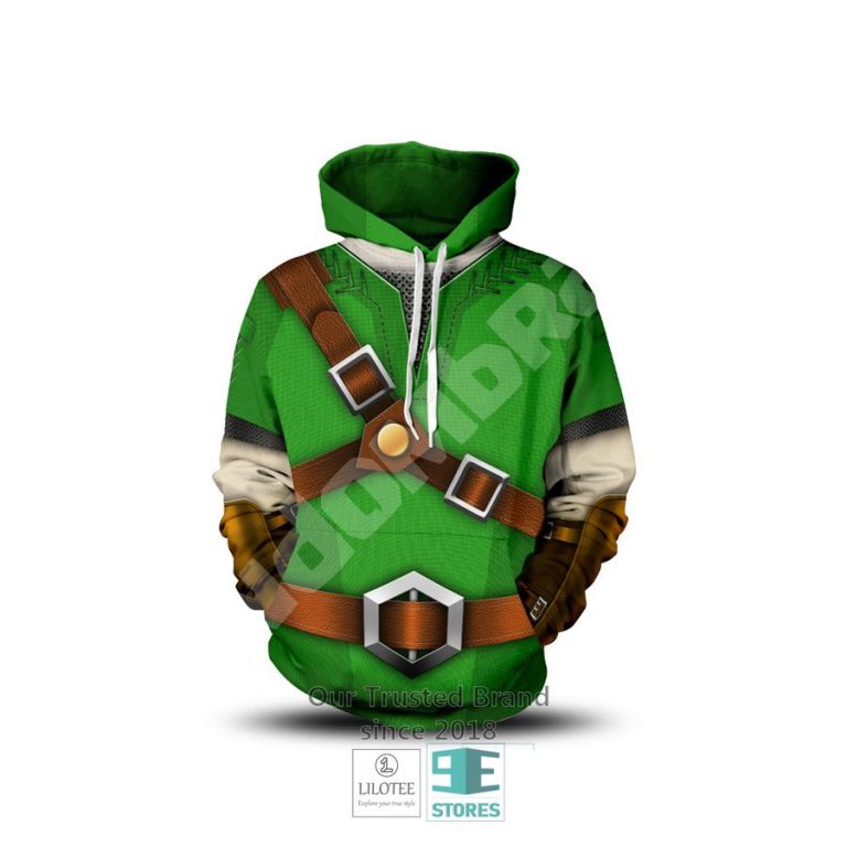 the legend of zelda link green 3d hoodie 3 74854