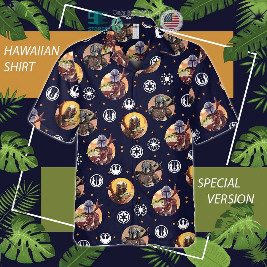 the mandalorian star wars symbols hawaiian shirt 1 92397
