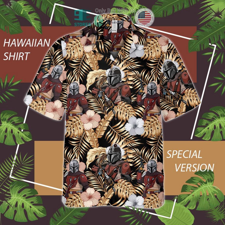 the mandalorian tropical leaves flowers hawaiian shirt 1 68898