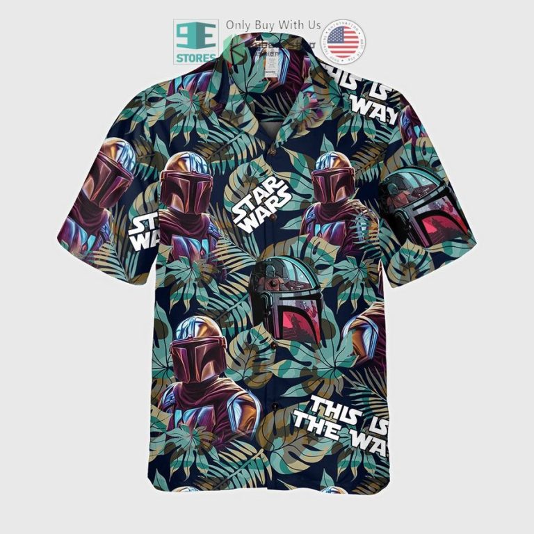 the mandalorian tropical leaves hawaiian shirt 3 33464