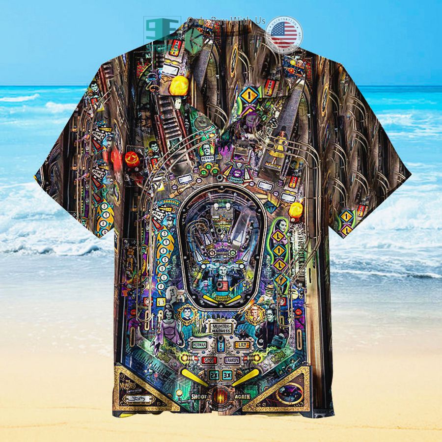 the munsters revealed retro pinball hawaiian shirt 1 46612