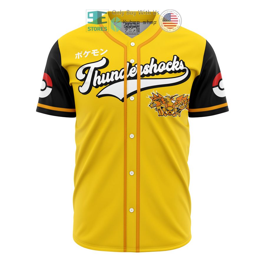 thundershocks pokemon baseball jersey 1 75625