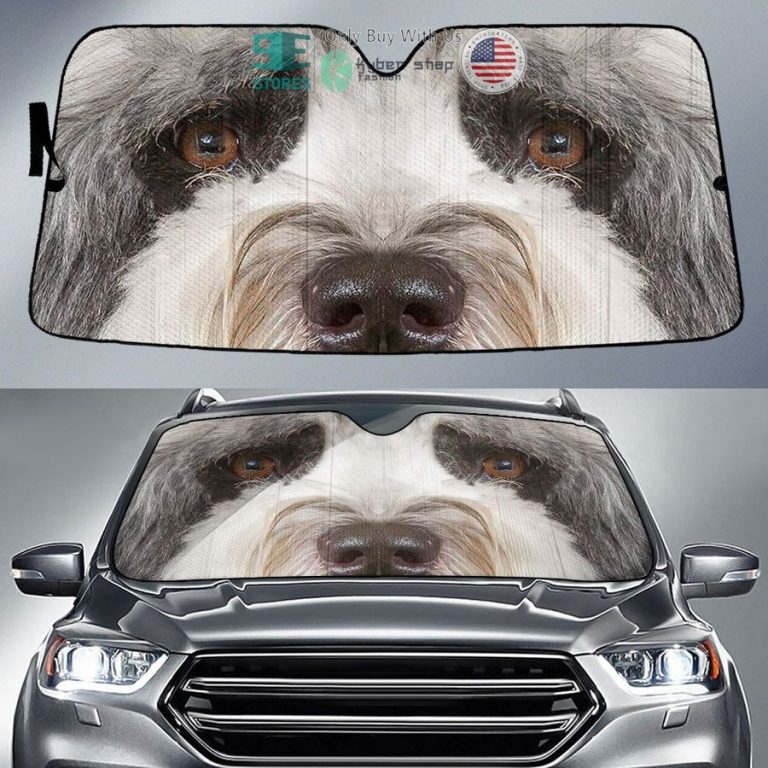 tibetan terriers eyes car sun shade 1 75266