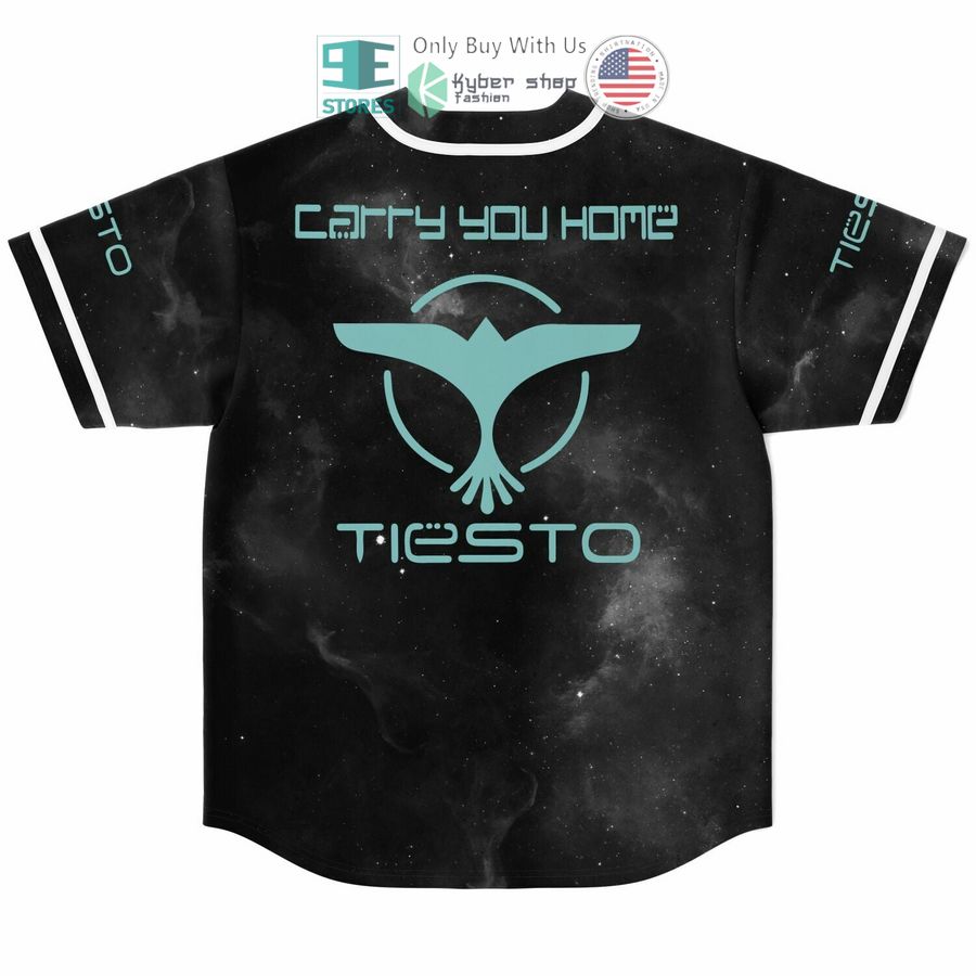 tiesto logo carry you home black baseball jersey 2 29890