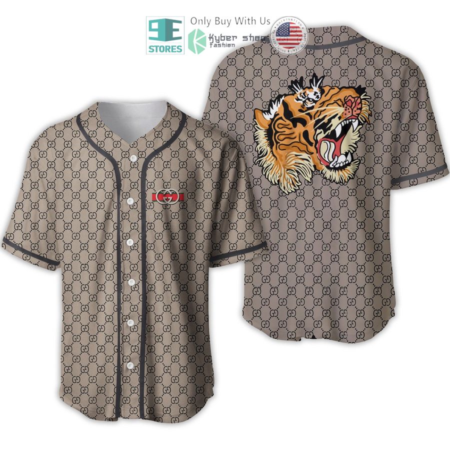 tiger gucci pattern baseball jersey 1 97880