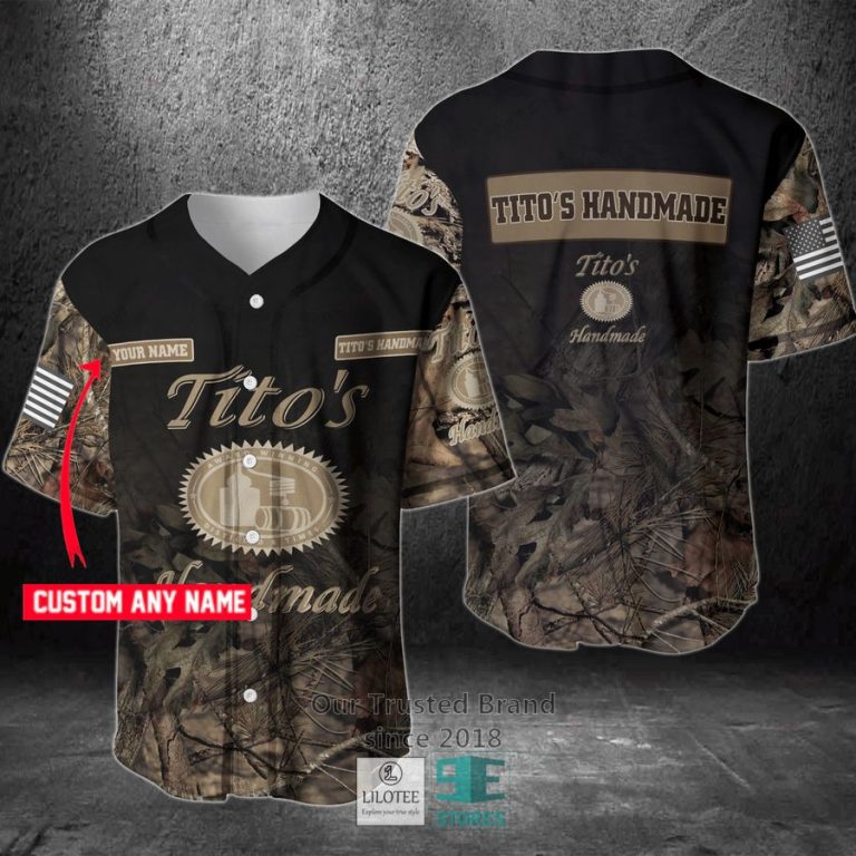 tito s handmade vodka your name hunting baseball jersey 1 22431