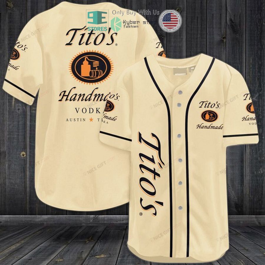 titos handmade vodka logo baseball jersey 1 39720