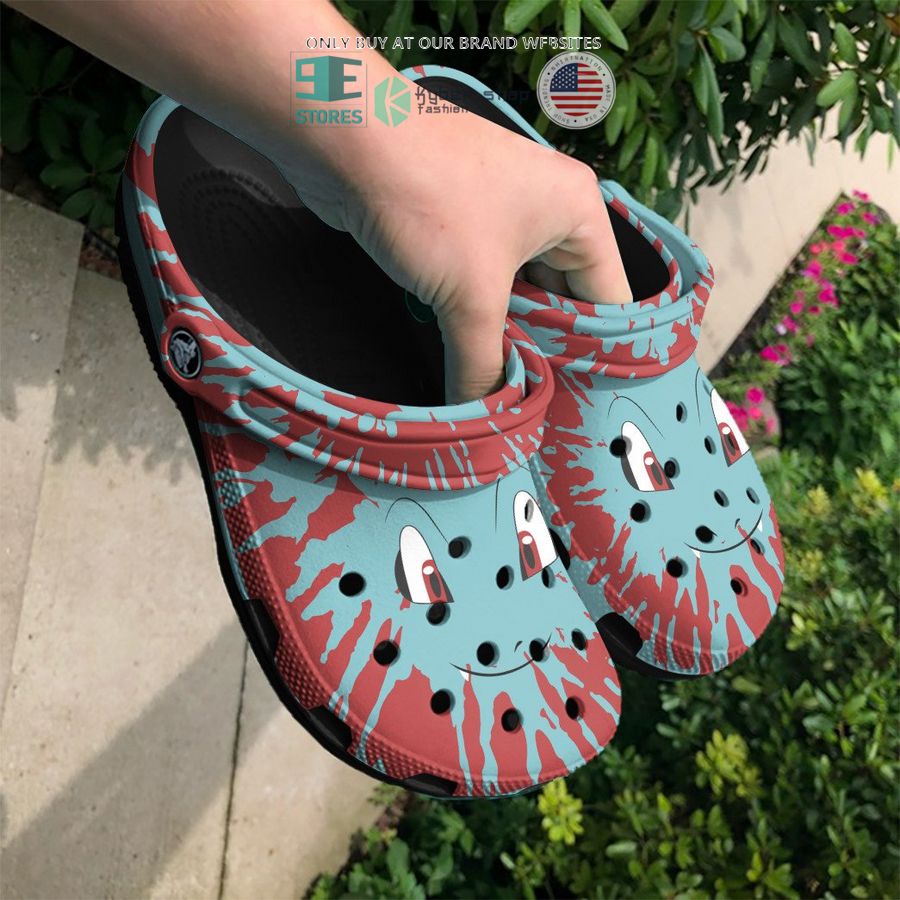 totodile tie dye face crocs crocband shoes 2 92403