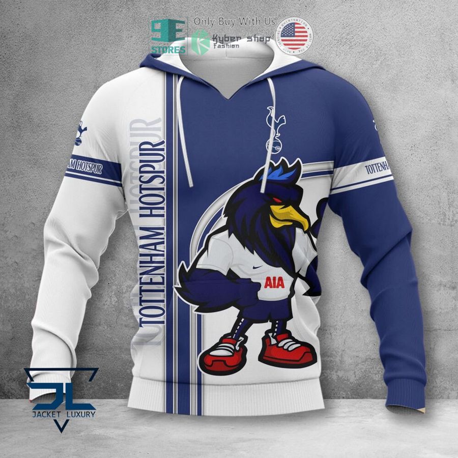tottenham hotspur f c mascot 3d polo shirt hoodie 2 2597