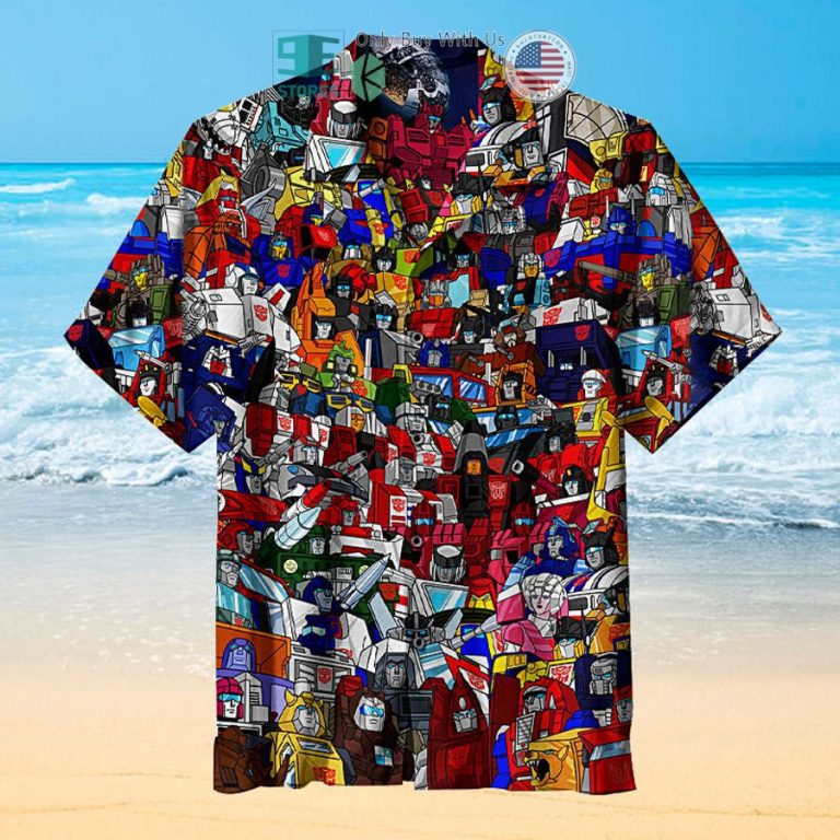 transformers pattern hawaiian shirt 1 94768