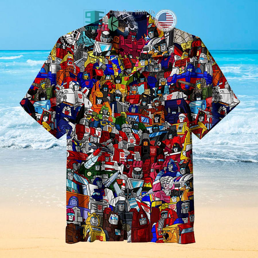 transformers pattern hawaiian shirt 1 94768