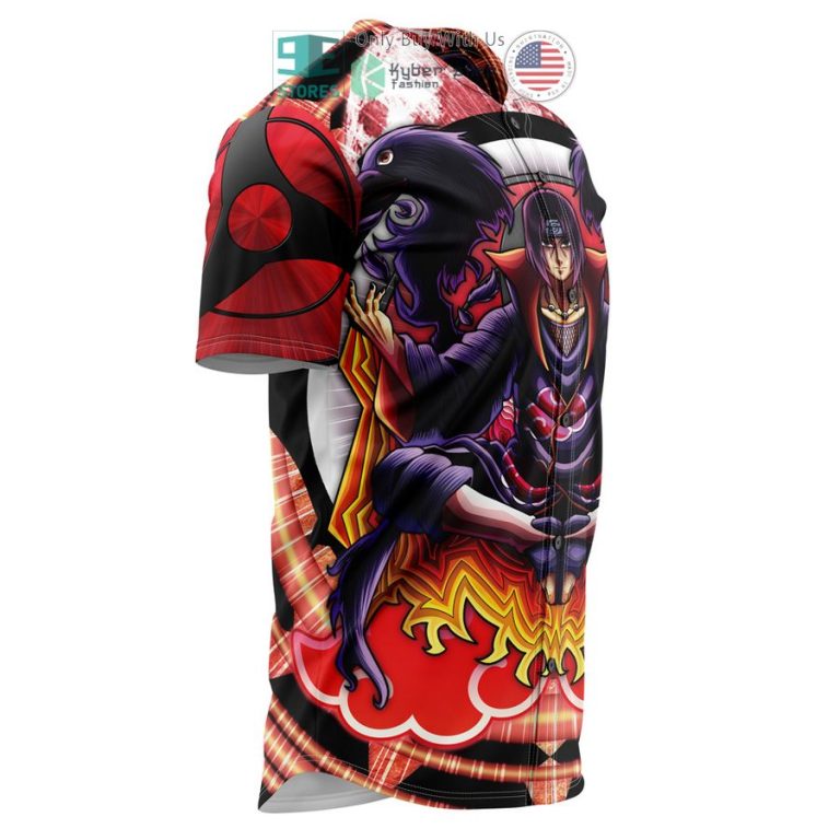 trippy akatsuki uchiha itachi naruto shippuden baseball jersey 3 85382