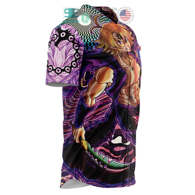 trippy meliodas assault mode seven deadly sins baseball jersey 3 59963