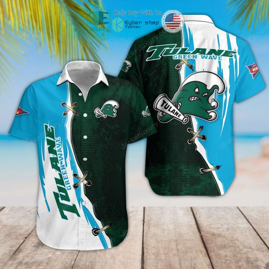 tulane green wave hawaiian shirt 1 88833