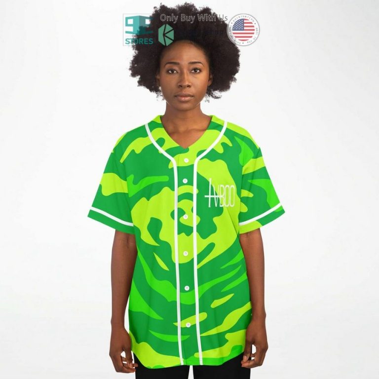 tvboo green camo baseball jersey 3 65347