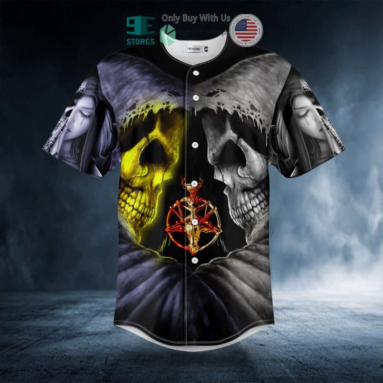 twin grim reaper good n evil skull baseball jersey 3 18562