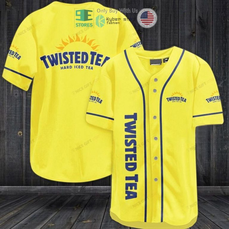 twisted tea hard iced tea logo baseball jersey 1 8545