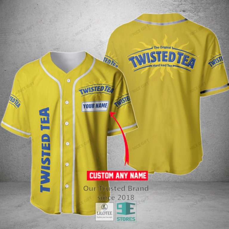 twisted tea your name yellow baseball jersey 1 67939