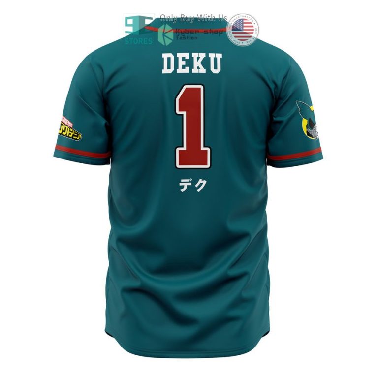 u a high school deku my hero academia baseball jersey 3 97306