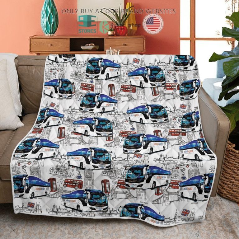 uk coach driver nx hawaiian quilt blanket 3 95359