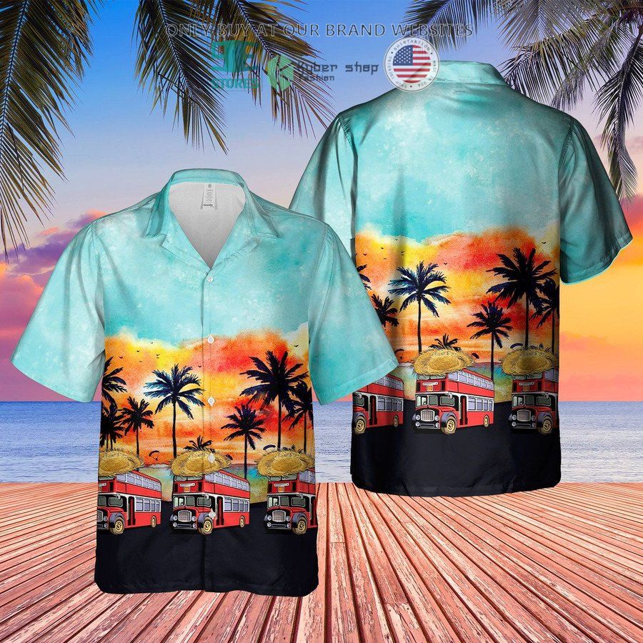 uk double decker bus bristol lodekka hawaiian shirt 1 31590