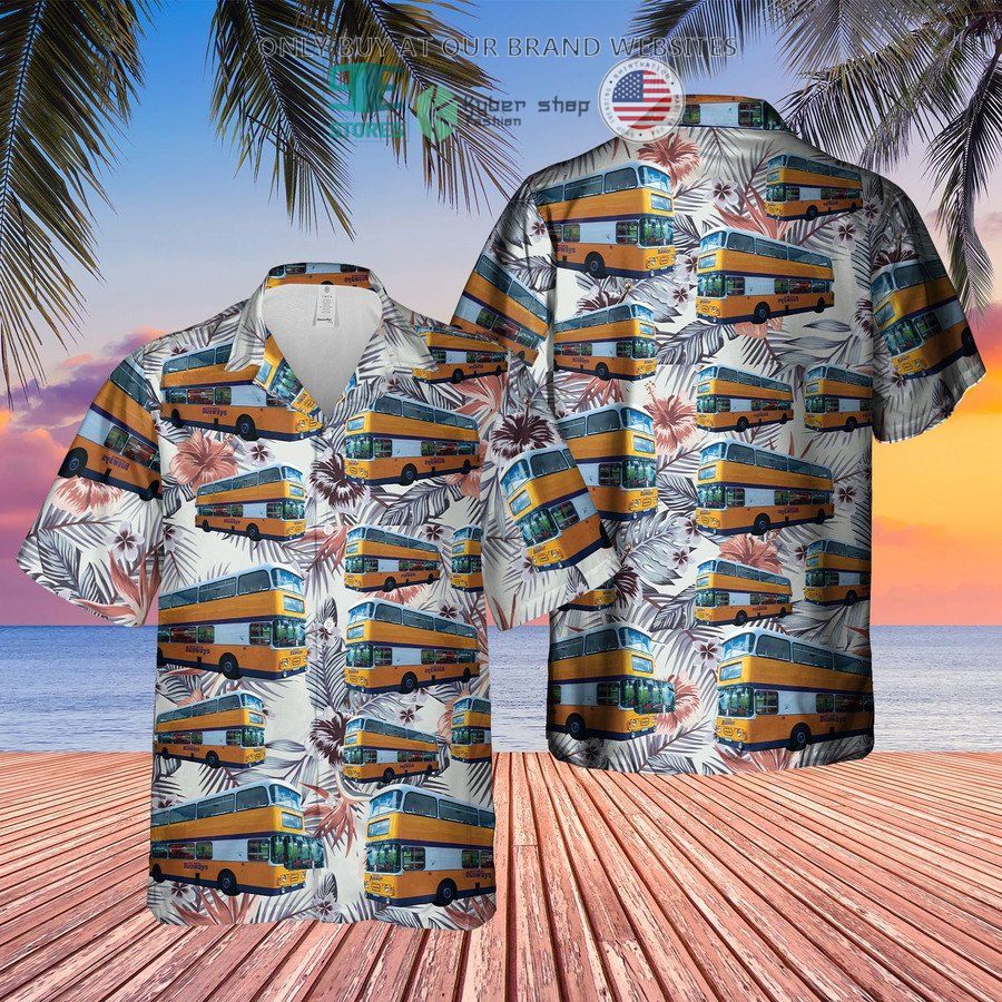 uk double decker bus leyland atlantean hawaiian shirt 2 71485