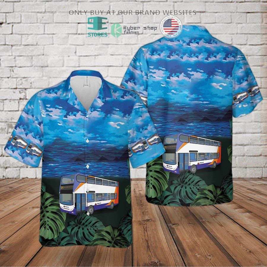 uk double decker bus stagecoach blue hawaiian shirt 1 78878
