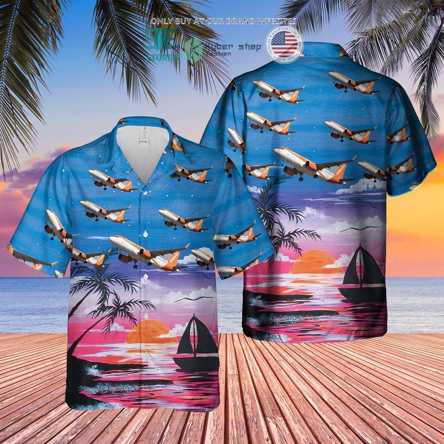 uk easyjet plane hawaiian shirt 1 15982