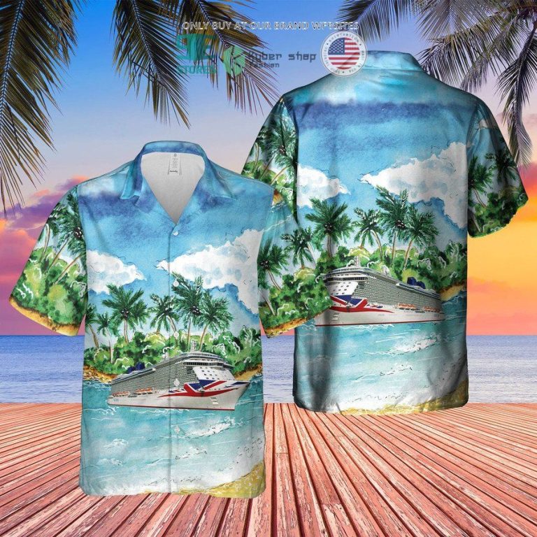 uk po cruises mv britannia island hawaiian shirt shorts 3 95183