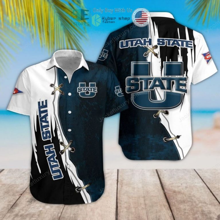 utah state aggies hawaiian shirt 1 11957