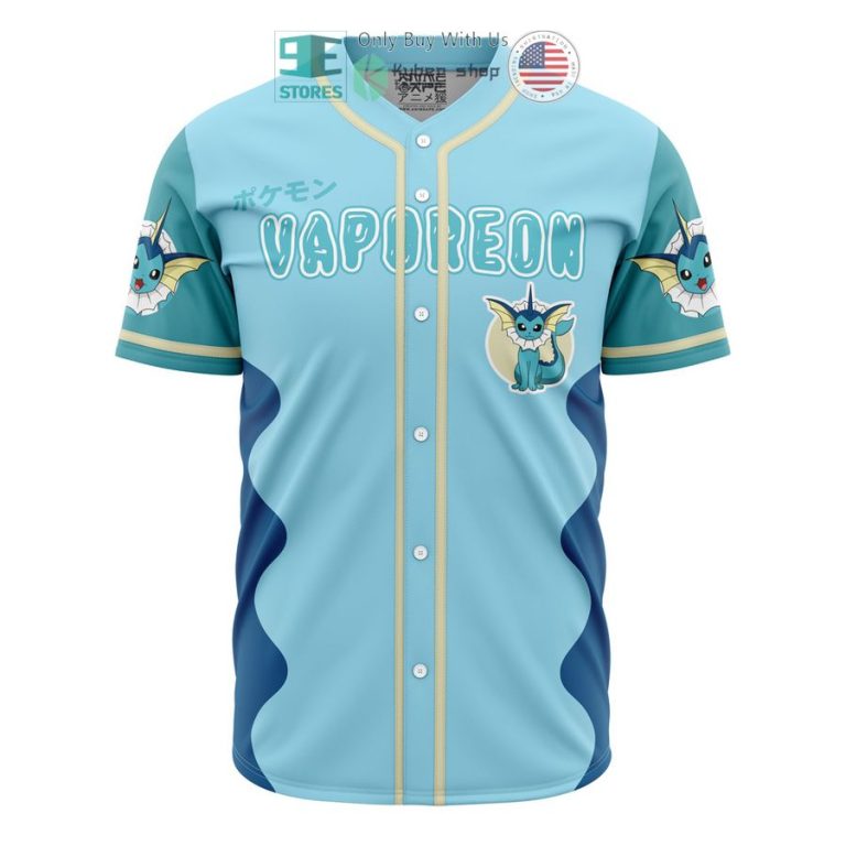 vaporeon eeveelution pokemon baseball jersey 1 46658