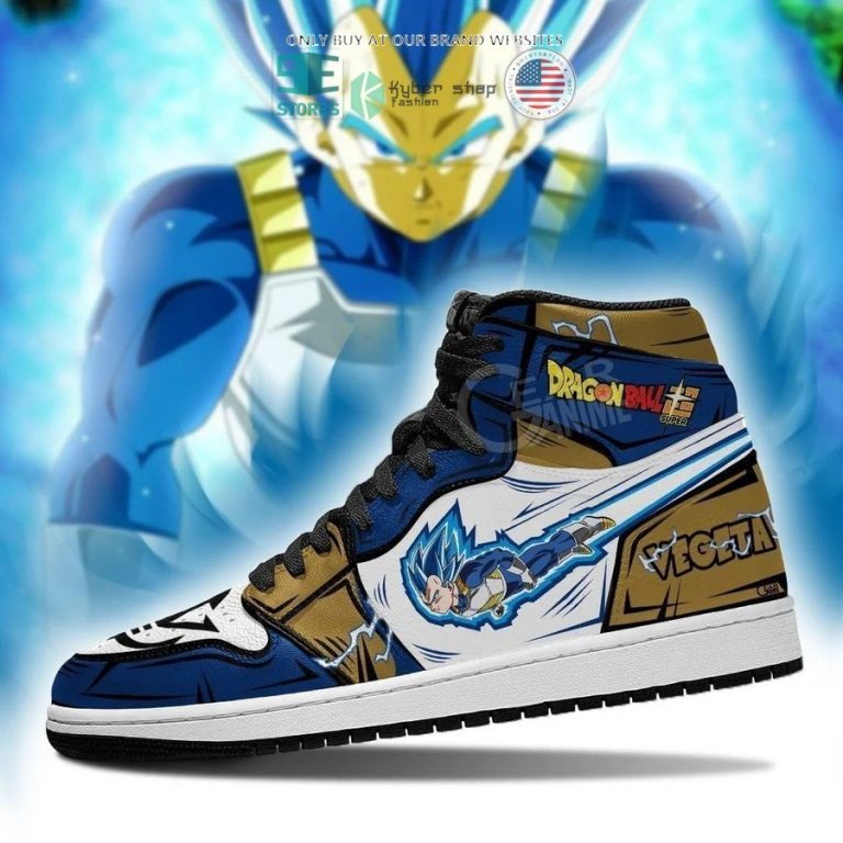 vegeta dragon ball air jordan high top shoes 3 95170