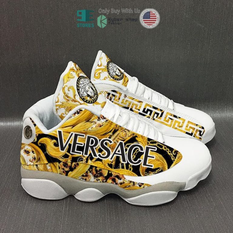 versace baroque brand white air jordan 13 shoes 1 62608