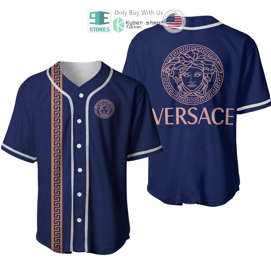 versace logo blue baseball jersey 1 67051